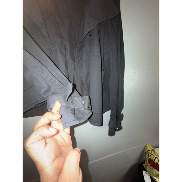 Michael Kors Cropped Crepe Blazer Size M - Picture 2 of 4